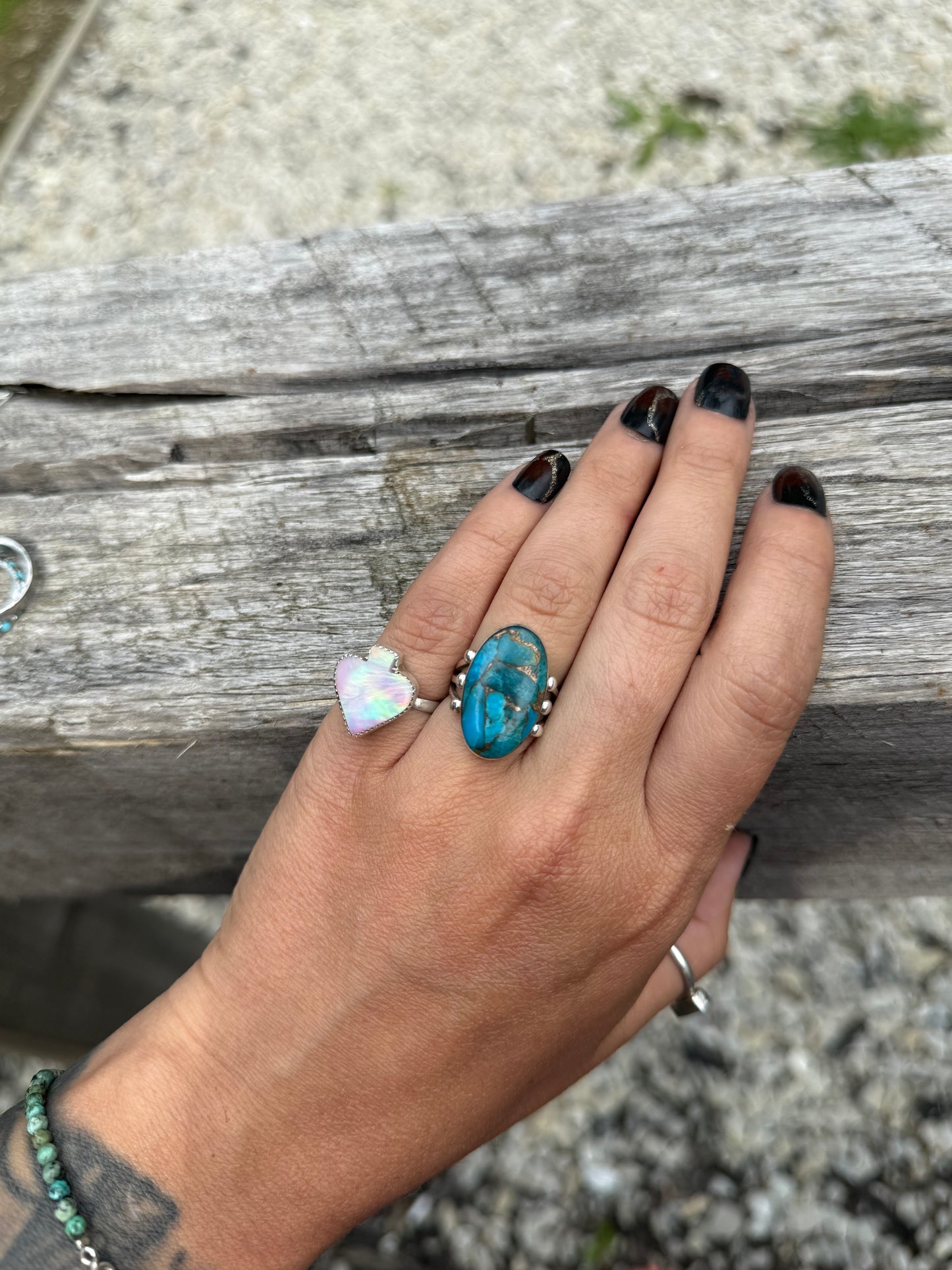 Turquoise ring, size 6