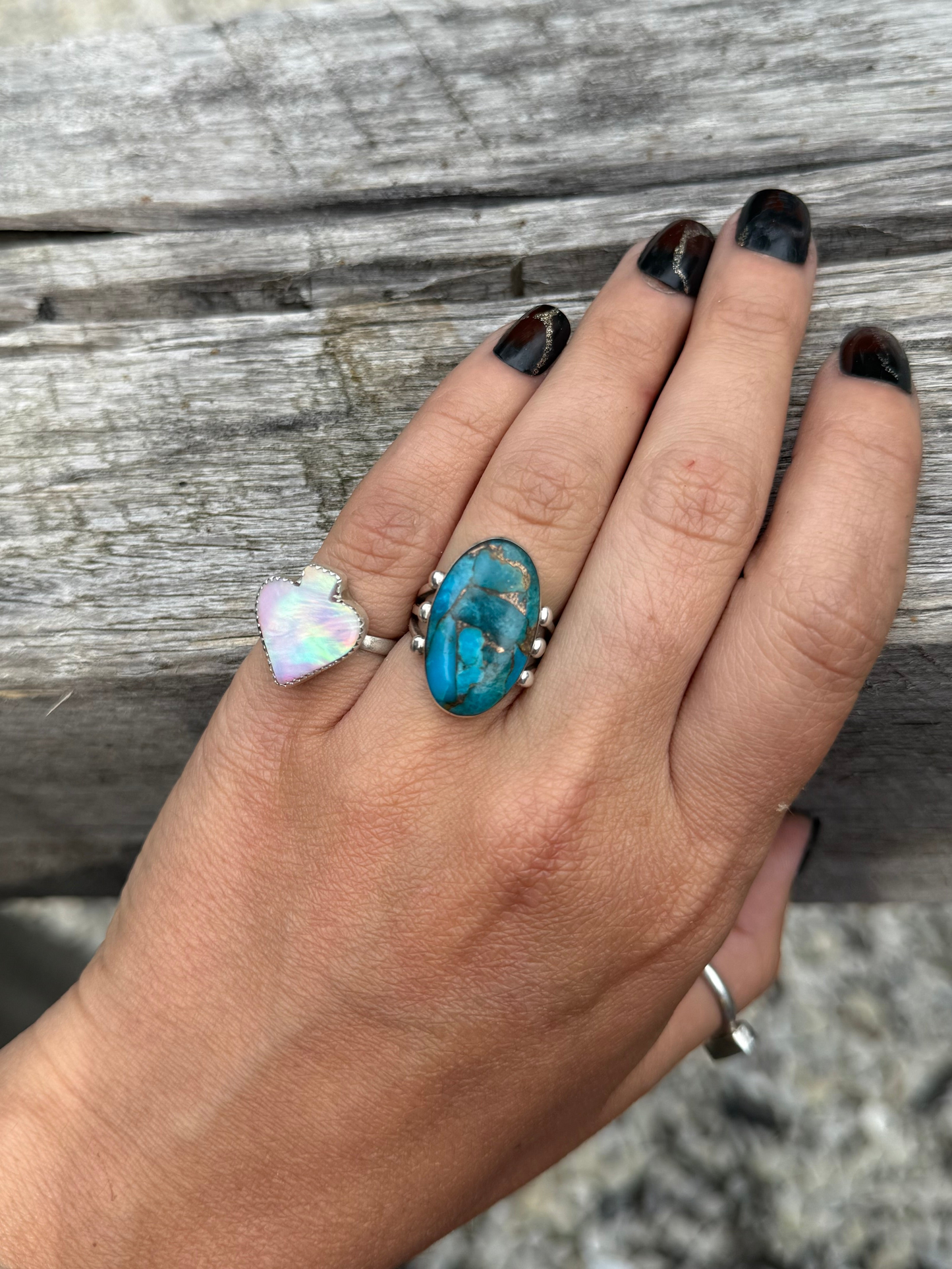 Turquoise ring, size 6