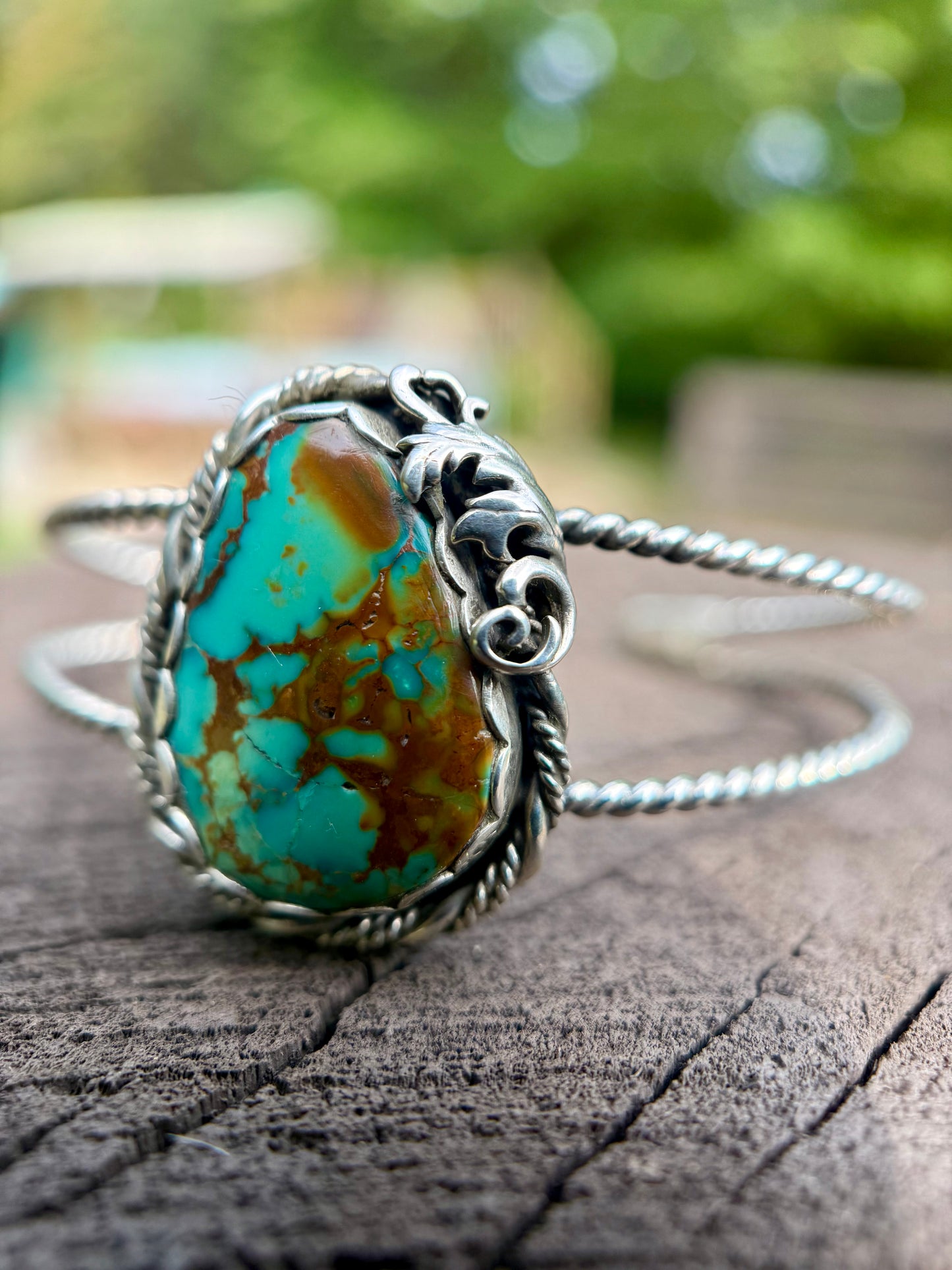 Pilot mountain turquoise cuff